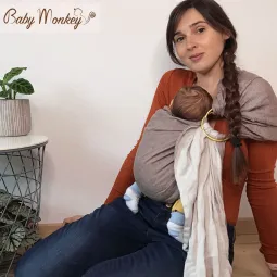 Ring sling pour bébé et enfant