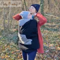 Winter Cover Babywearing - Nero/Savannah