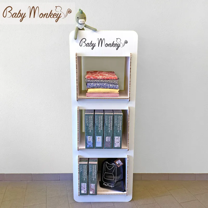 Vertical Cardboard Display by BabyMonkey