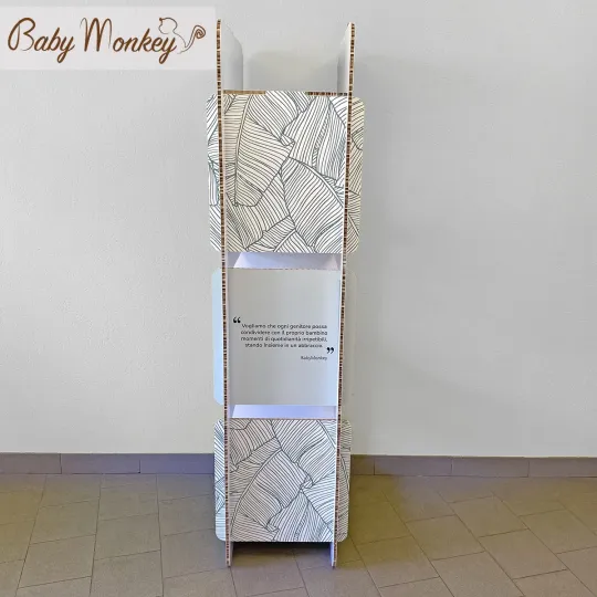 Vertical Cardboard Display by BabyMonkey