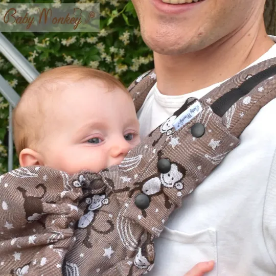 LittleMonkey - Protège Bretelles  pour porte-bébé et ceinture de sécurité de voiture