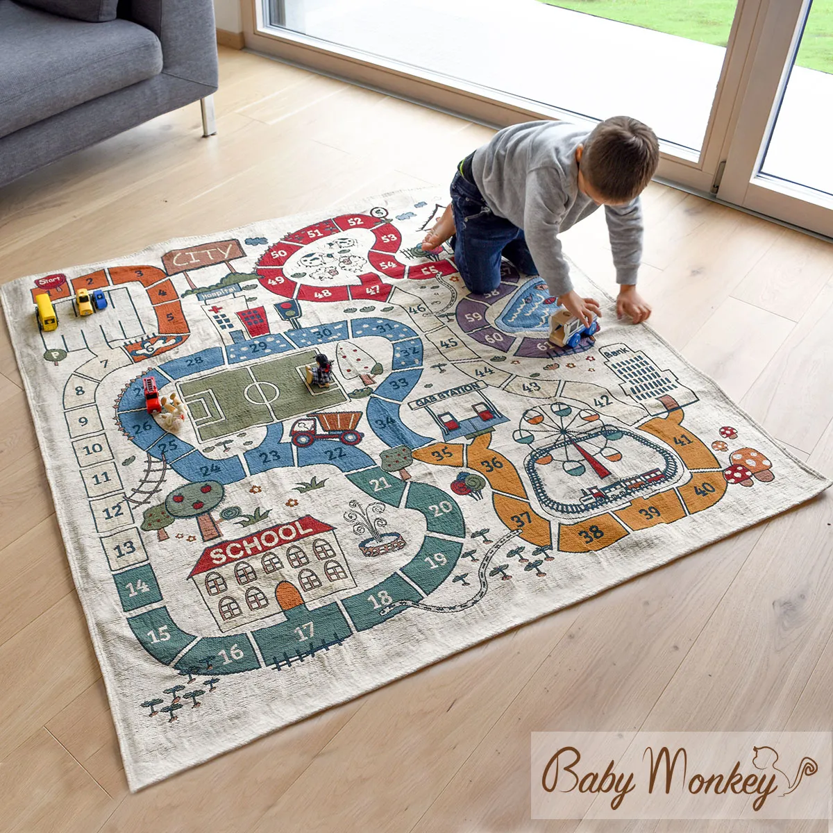 BabyCity Dinamico - Tapis de jeu intérieur / extérieur