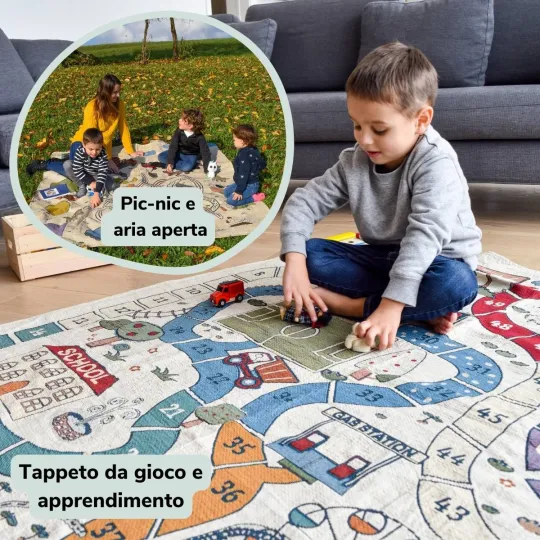 BabyCity Dinamico – Tappeto Gioco da interno/esterno