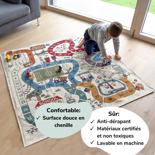 BabyCity Dinamico - Tapis de jeu intérieur / extérieur