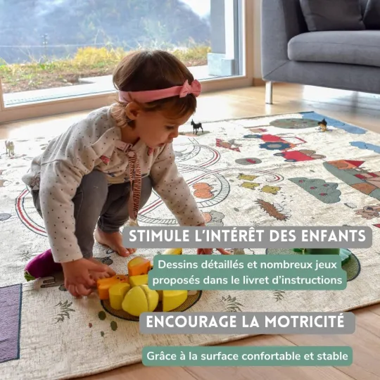 BabyFarm Dinamico - Tapis de jeu intérieur / extérieur