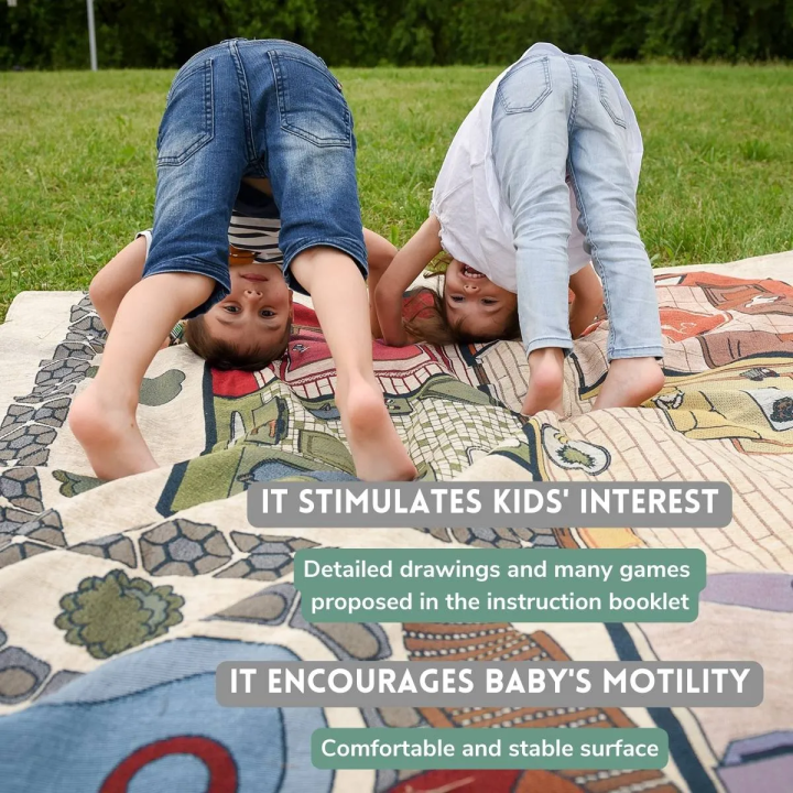 BabyHome Dinamico – Tappeto Gioco da interno/esterno