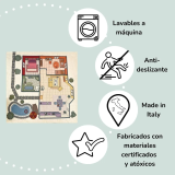 BabyHome Dinamico – Tappeto Gioco da interno/esterno