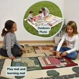 BabyHome Dinamico - Alfombra de juego interior/exterior