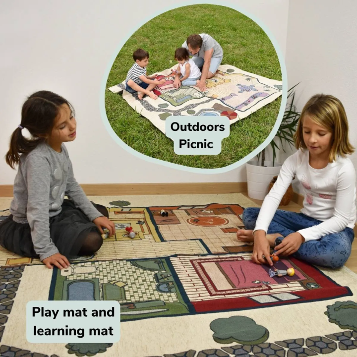 BabyHome Dinamico - Alfombra de juego interior/exterior