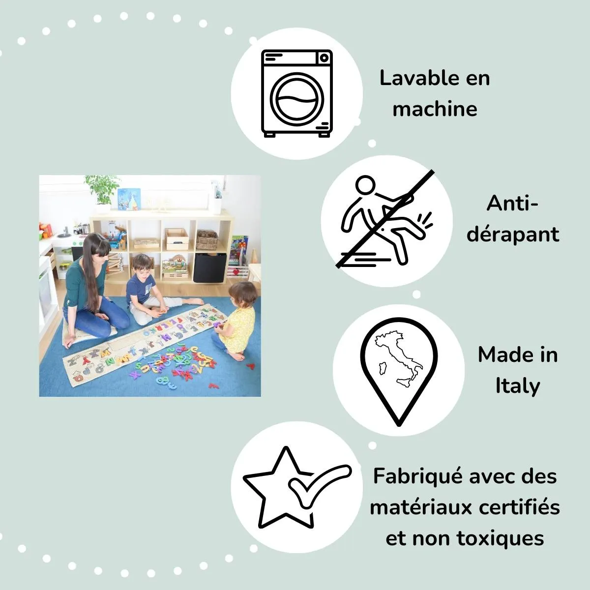 BabyABC - Tapis Jouer et apprendre avec les lettres