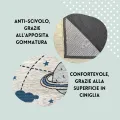 Tappeto d'arredo cameretta bambino spazio e pianeti