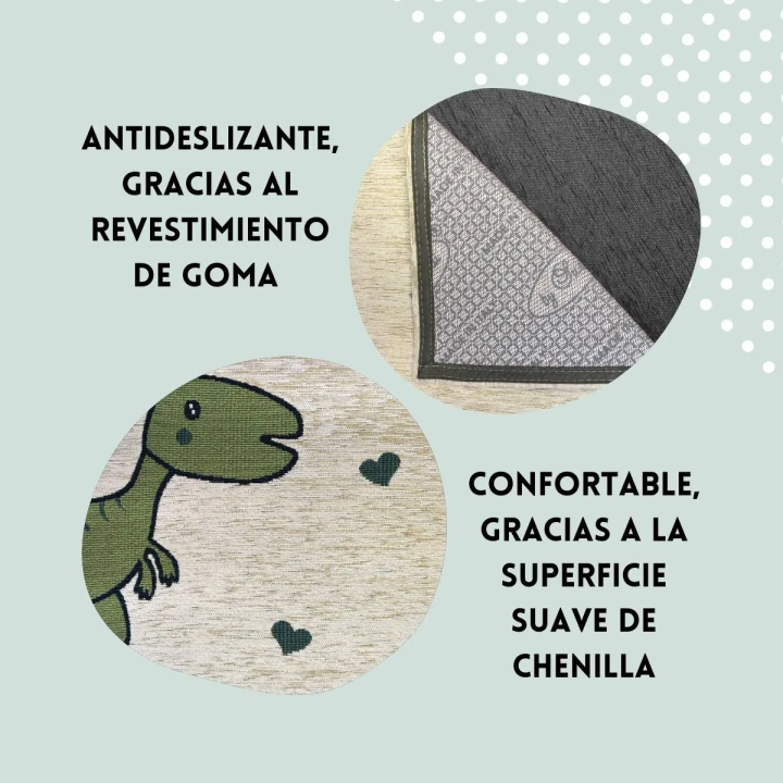 Tappeto d'arredo cameretta bambino dinosauro