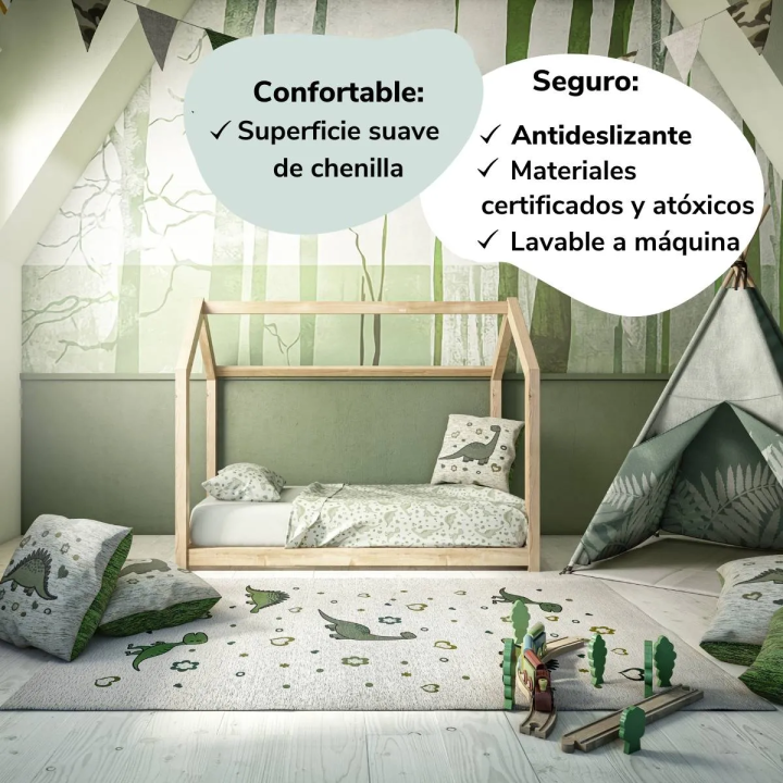 Tappeto d'arredo cameretta bambino dinosauro