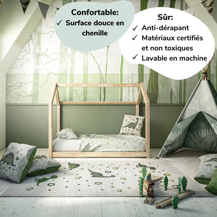 Tappeto d'arredo cameretta bambino dinosauro