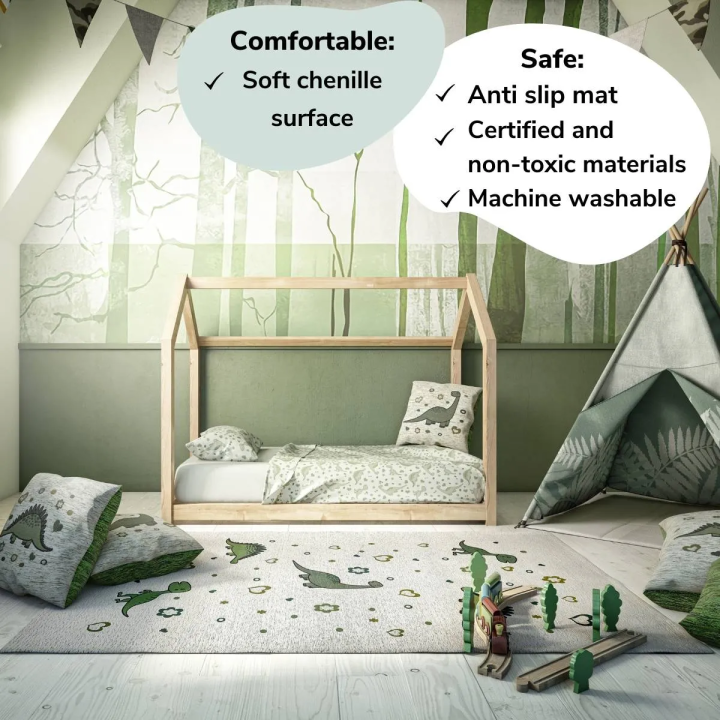 Tappeto d'arredo cameretta bambino dinosauro