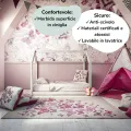 Tappeto d'arredo cameretta bambino farfalla