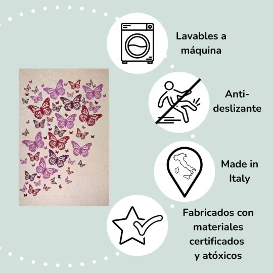 Alfombras Infantiles | Mariposas