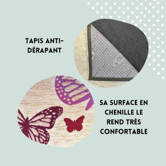 Tapis Chambre Enfants et Bébés | Papillon