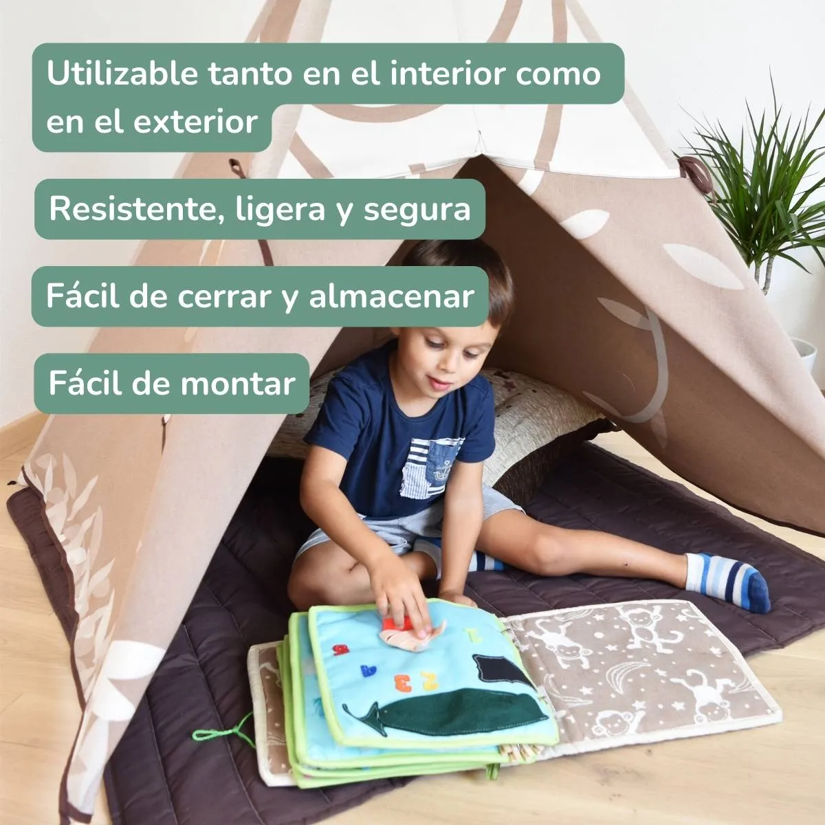 Tenda gioco indiano Teepee per bambini