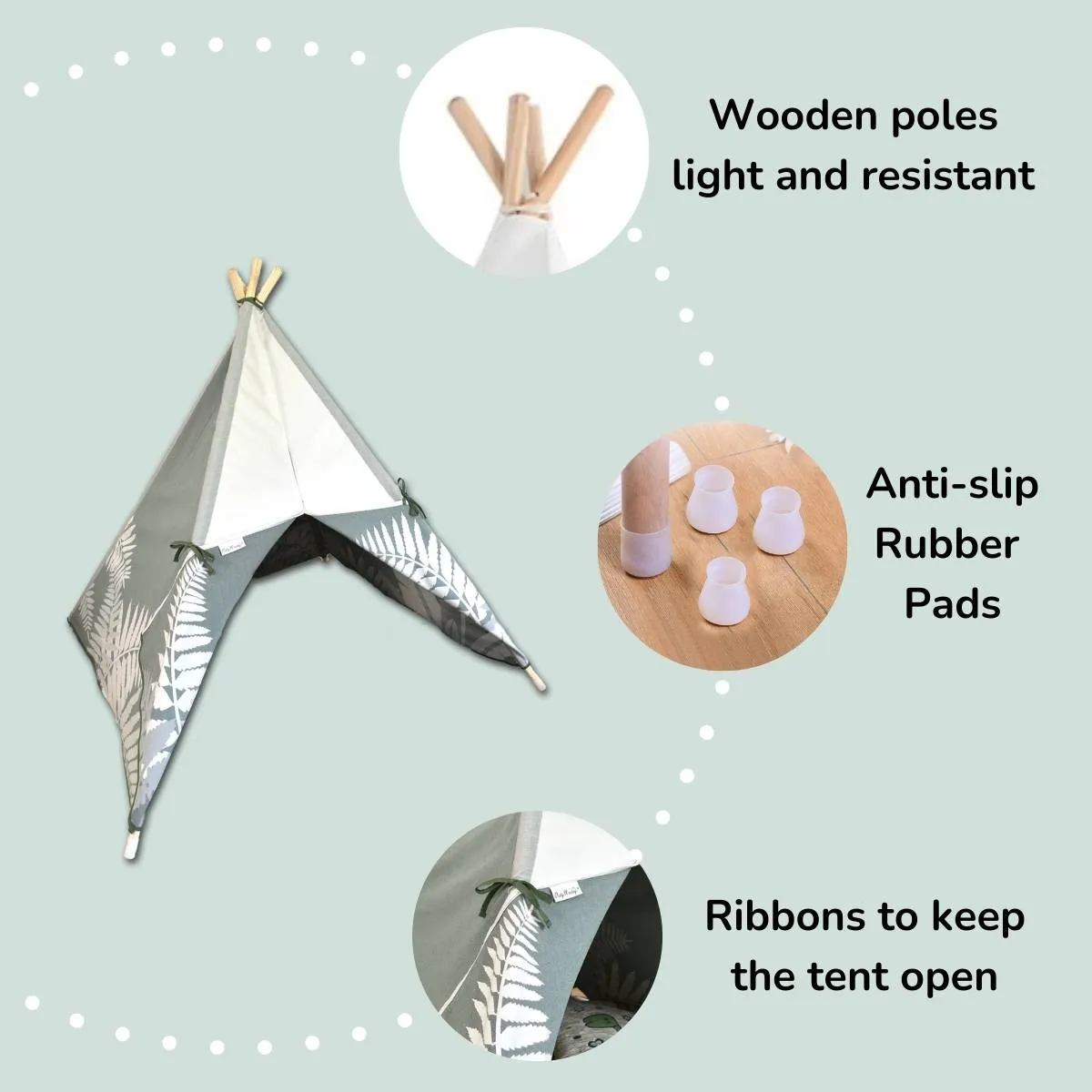 Das Indian Tipi Zelt