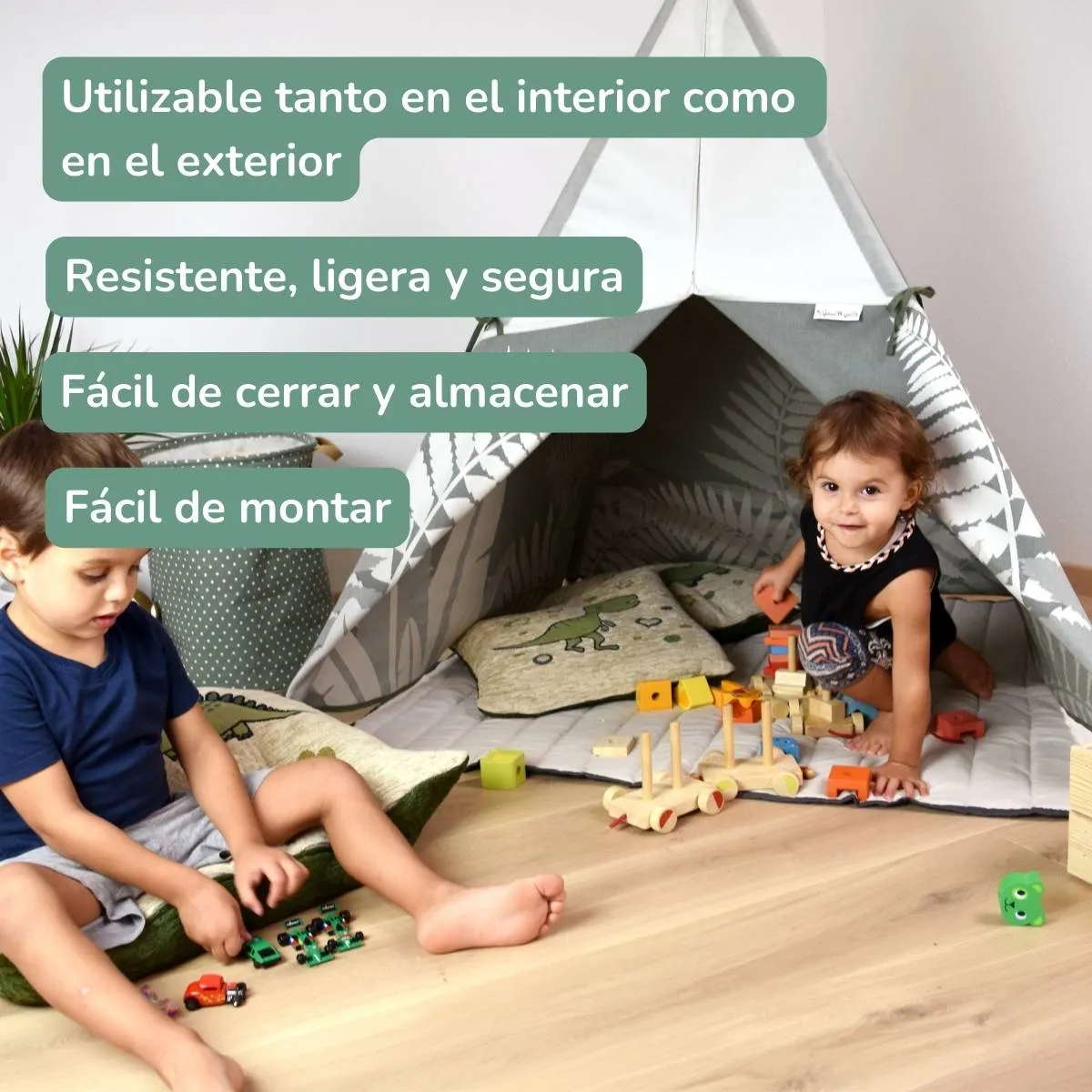 Tenda gioco indiano Teepee per bambini