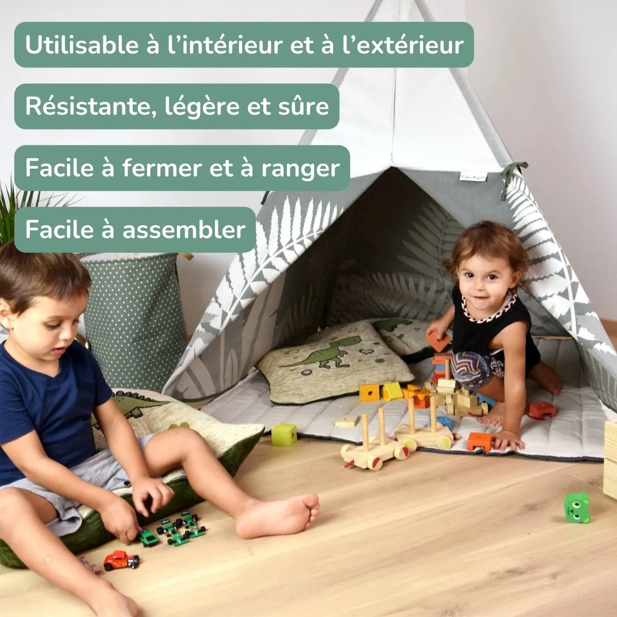 Tenda gioco indiano Teepee per bambini