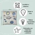 Fundas de Cojin infantiles con planetas y espacio