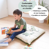 Copri Cuscino Pouf cameretta bambino dinosauro