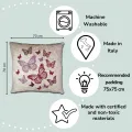 Pouf-Kissenbezug für Kinderzimmer Junge Schmetterling