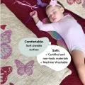 Pouf-Kissenbezug für Kinderzimmer Junge Schmetterling