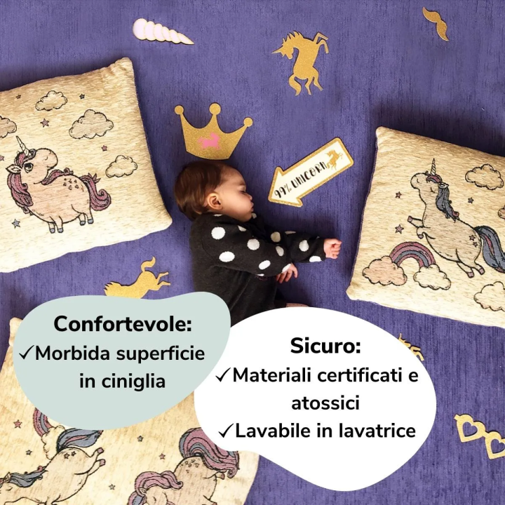 Unicorn - Trio of Cushions Covers for Kids' room