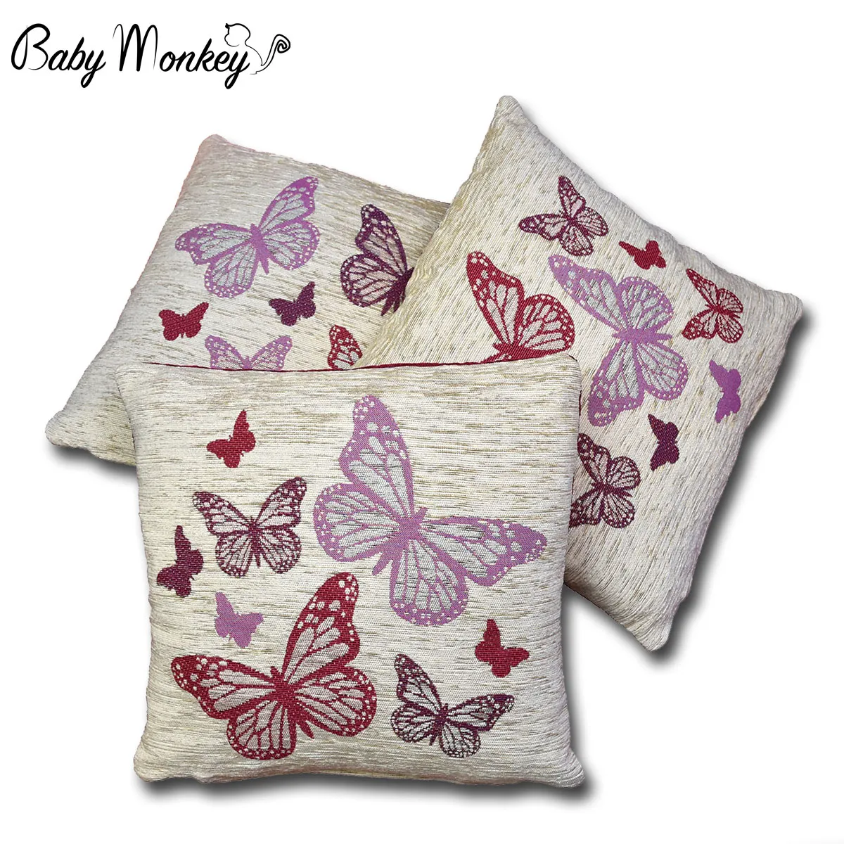 Butterfly Trio of Cushions Covers for children
