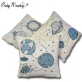 Space and Planet Trio of Cushion Covers for kids' room