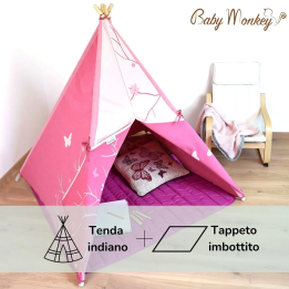 Butterfly - Teepee indian Tent Set