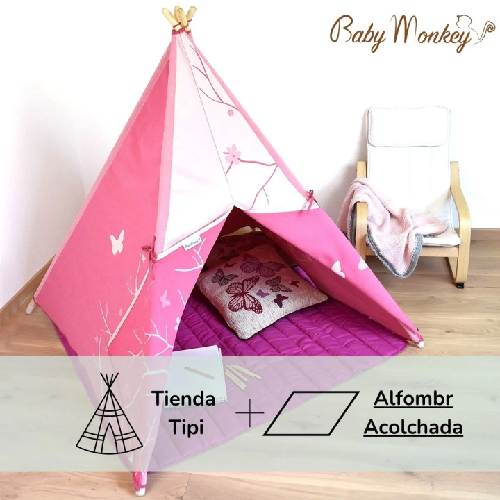 Butterfly - Teepee indian Tent Set