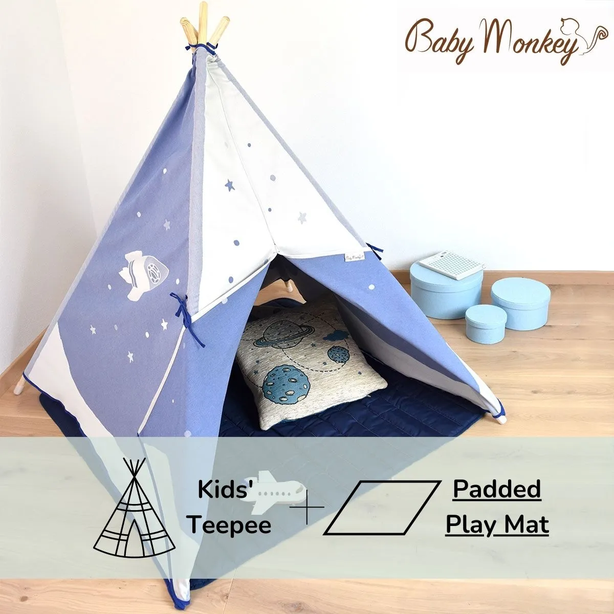 Space - Teepee indian Tent Set