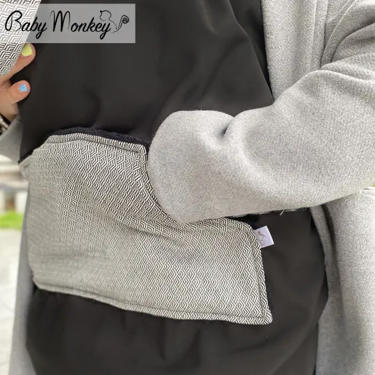 Winter Cover Babywearing - Green/Willow