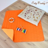 Alfombrilla de juego acolchada por bebé