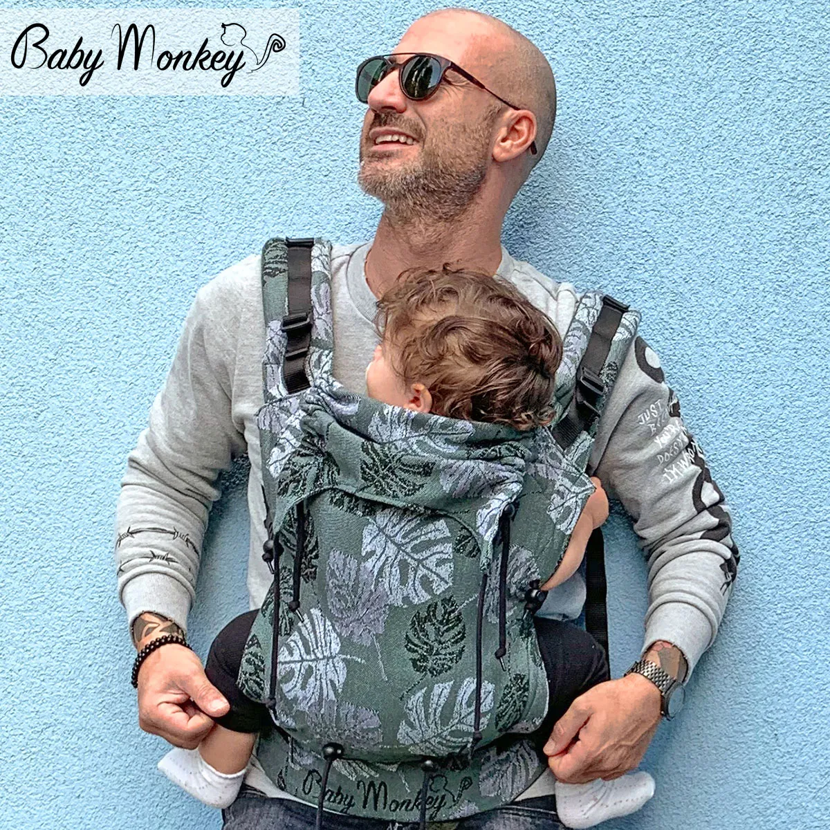 Baby Monkey - Essential Blue - Regolo Mochila ergonómica - Baby monkey  porteo