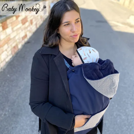 Couverture de portage pour porte-bébés | Porter en hiver