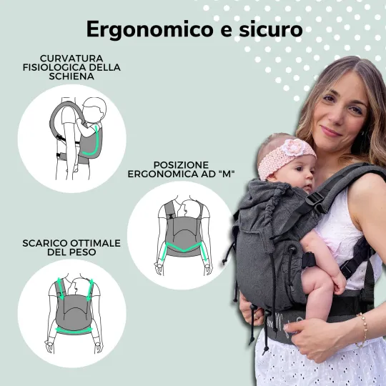 Essential | Regolo Ergonomic Baby Carrier