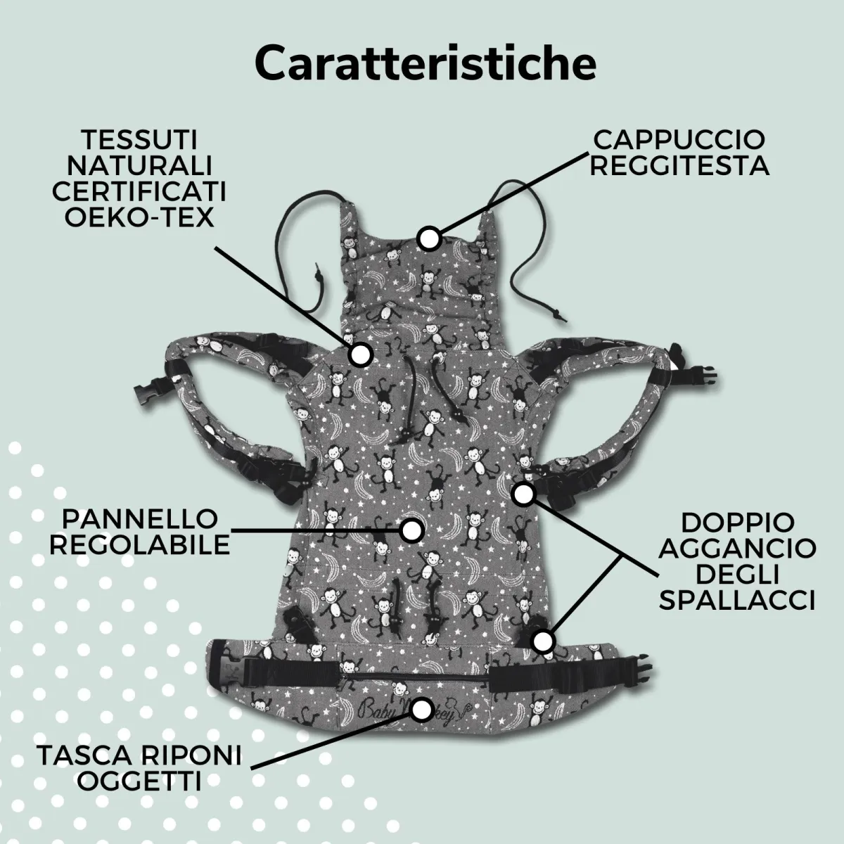 Butterfly - Regolo Ergonomischen Tragehilfe