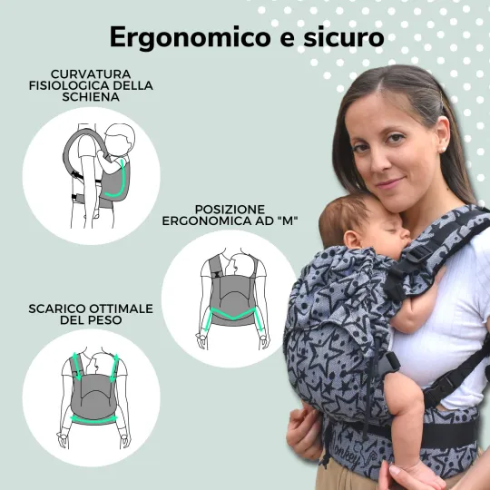 TwinkleTwinkle | Regolo Mochila Portabebés Ergonómica