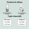 Pois | Regolo Marsupio Portabebè Ergonomico