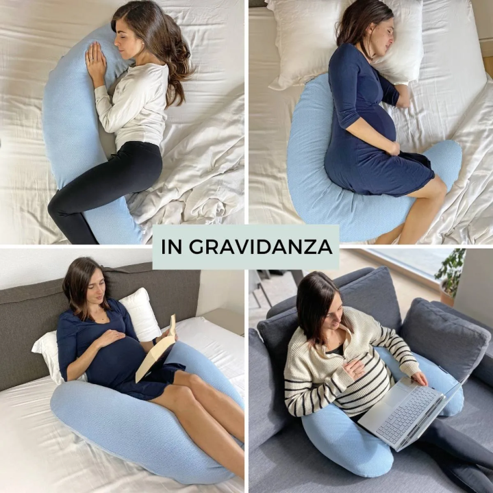Cuscino Gravidanza e Allattamento - Cleopatra Celeste