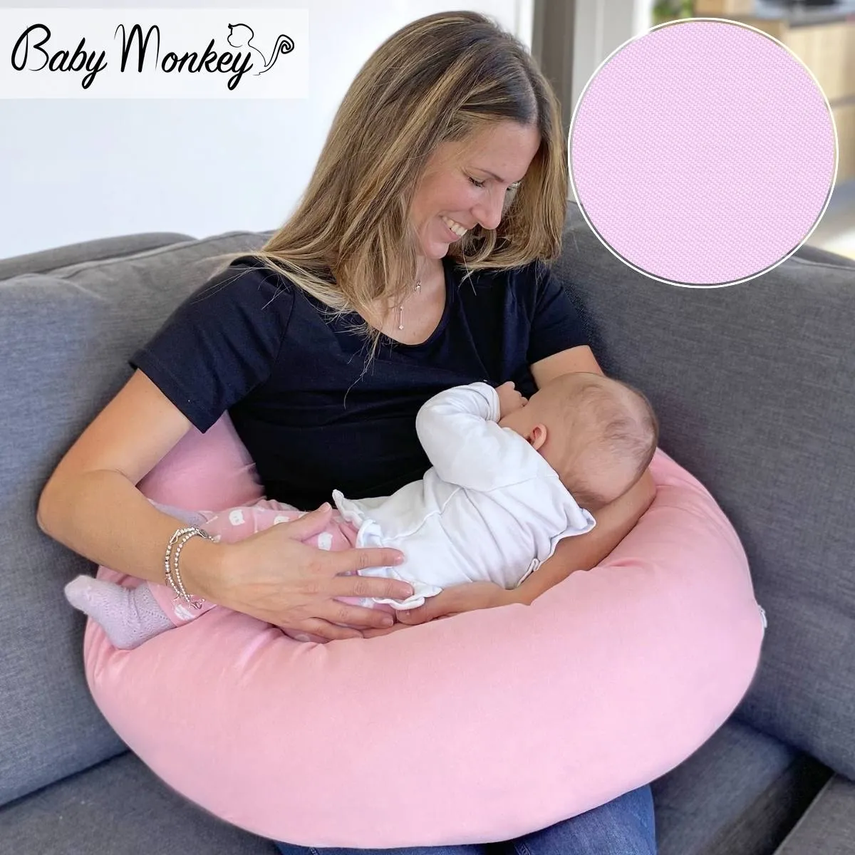 Pregnancy & Nursing Pillow - Pink