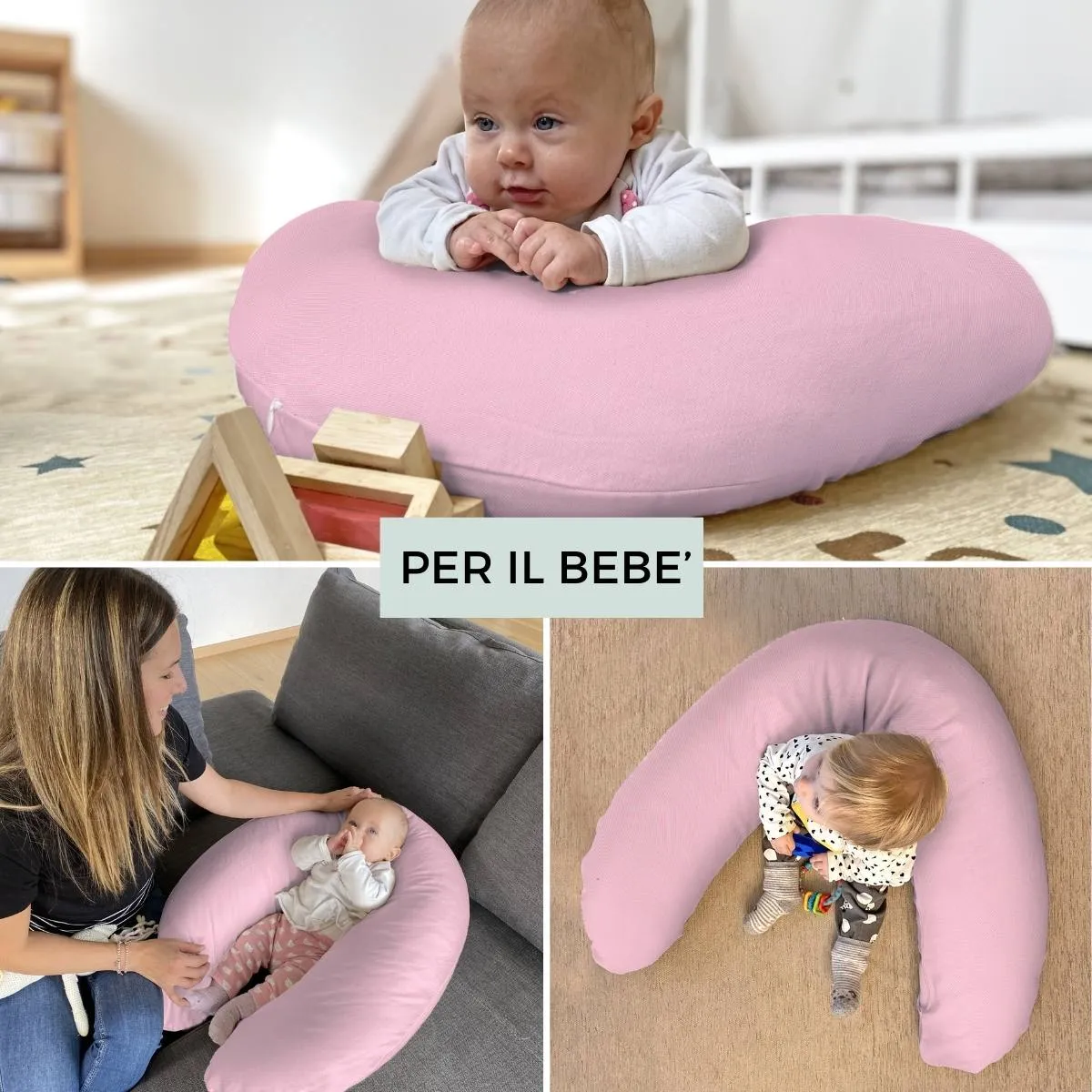 Almohada Cojín Lactancia para Amamantar Rosa Burbuja Envío Gratis – mãe baby