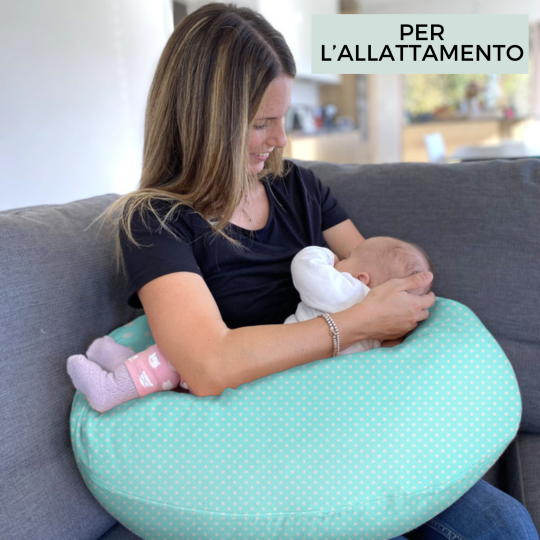 Cuscino Gravidanza e Allattamento - Pois Azzurro