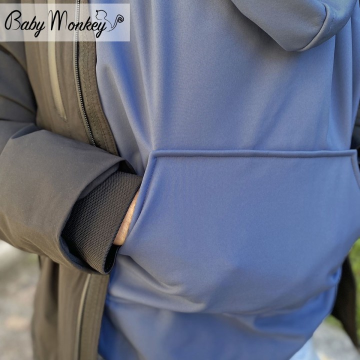 Mid-Season Babywearing Cover - Light Blue