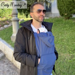 Mid-Season Babywearing Cover - Light Blue